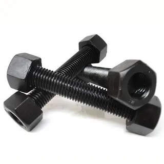 STUD BOLT & 2 HEAVY HEX. NUTS B1.1/B18.2.2 - A193-B7/A194-2H  Hot Dip Galva. acc. A153 Cl.C