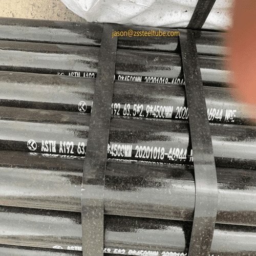 ASTM A192 BOILER TUBE 63.5 MM X 2.9 MM Seamless Carbon Steel.