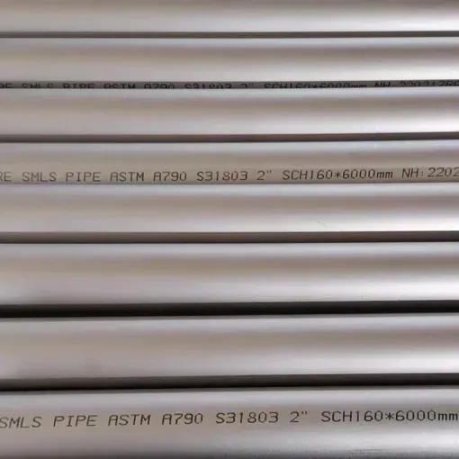 14" S-10S PIPE B36.19 A928-UNSS31803 BE WELDED TYPE 100% X-RAY