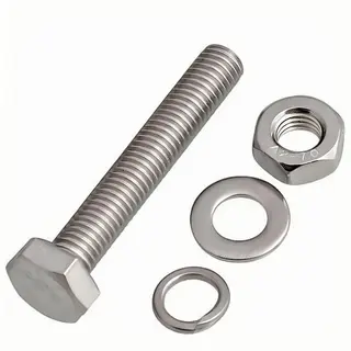 Studs with Two Nuts & Washer, M16 x 100mm
