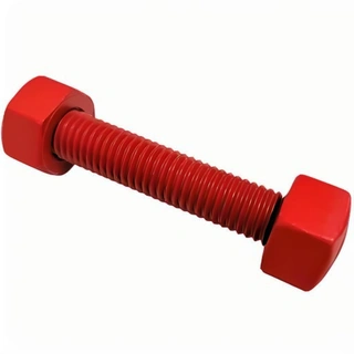 STUD, 3/4'' X 7'' , STEEL, HIGH TENSILE THREADED W/NUT ON BOTH ENDS