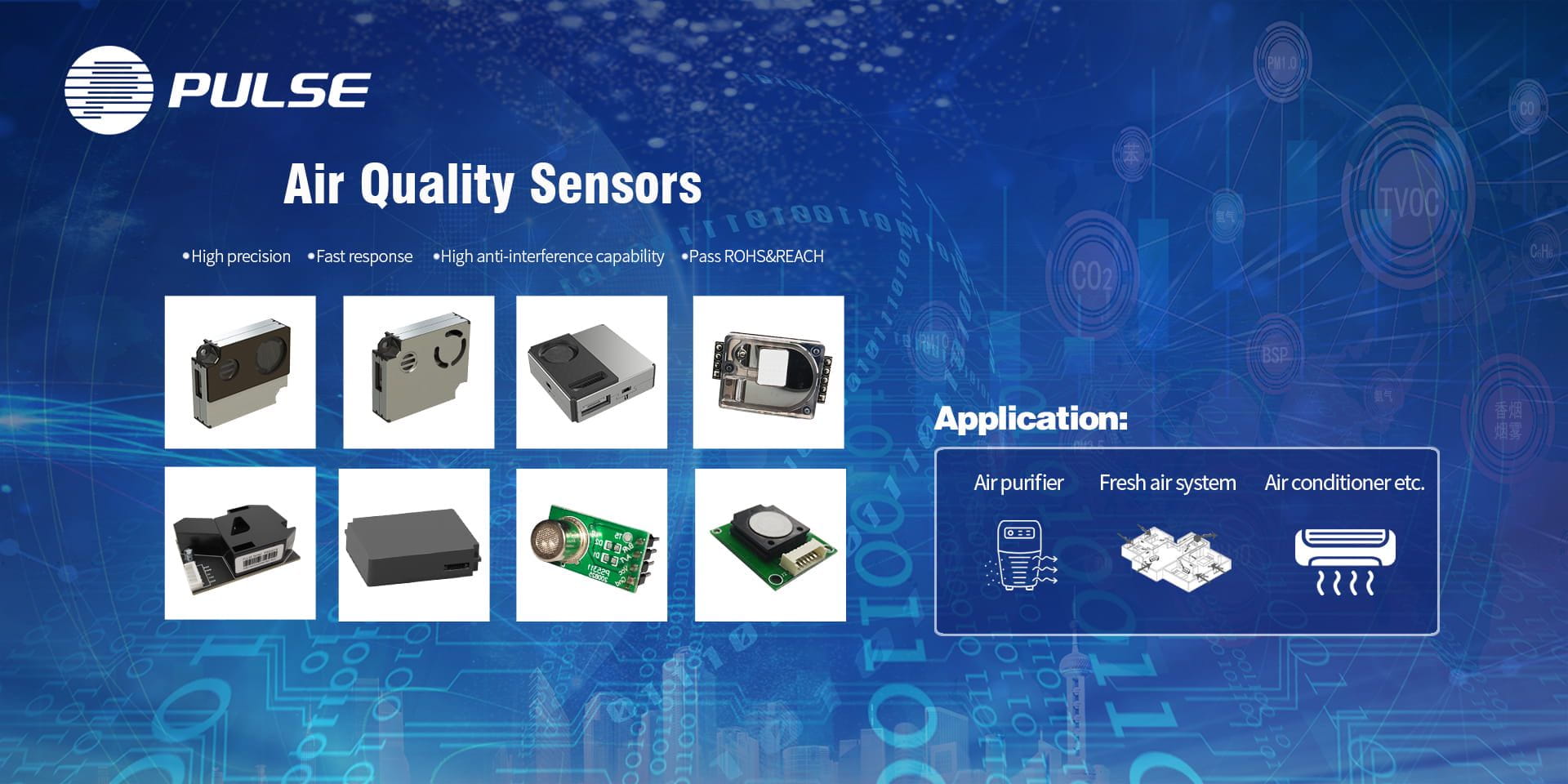 Air quality sensors