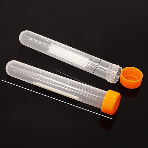 Round Bottom Centrifuge Tube, PP Plastic, Screw Cap, 15 ML