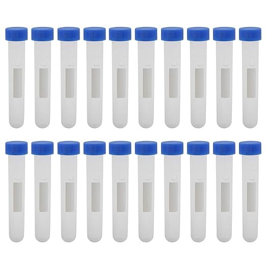 Round Bottom Centrifuge Tube, Screw Cap, PP Plastic, 10 mL