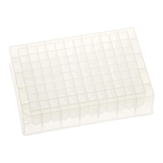 Square Deep Well Storage Plate, Round Bottom, 1.5 mL, PP