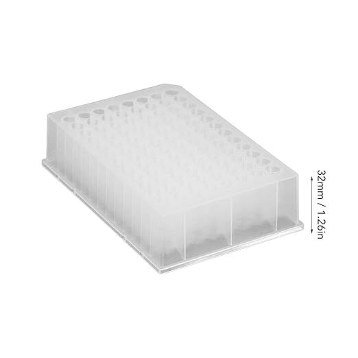 U-Bottom Deep-Well Plate for Motherboard Sampling, 1 mL, PP