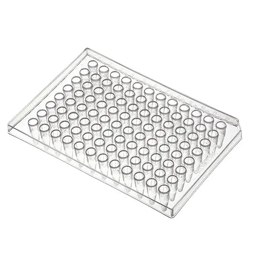 Half-Skirted PCR Plates, 0.2 mL, Non-sterile, Polypropylene