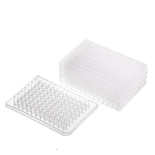 Half-Skirted PCR Plates, Non-sterile, PP Plastic, 0.2 mL