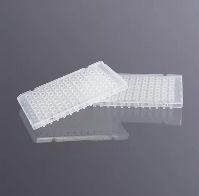 Round Shape PCR Plate, Half-Skirt, 0.2 mL, Low Profile, PP
