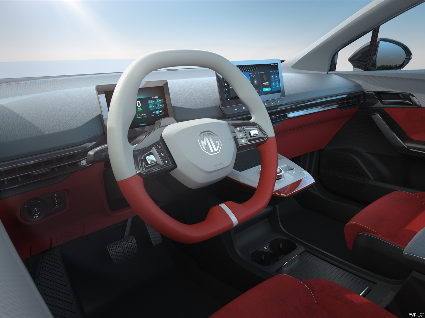 China Mg Mulan Electric Vehicle with 5 Seats 4287*1836*1516mm Cae