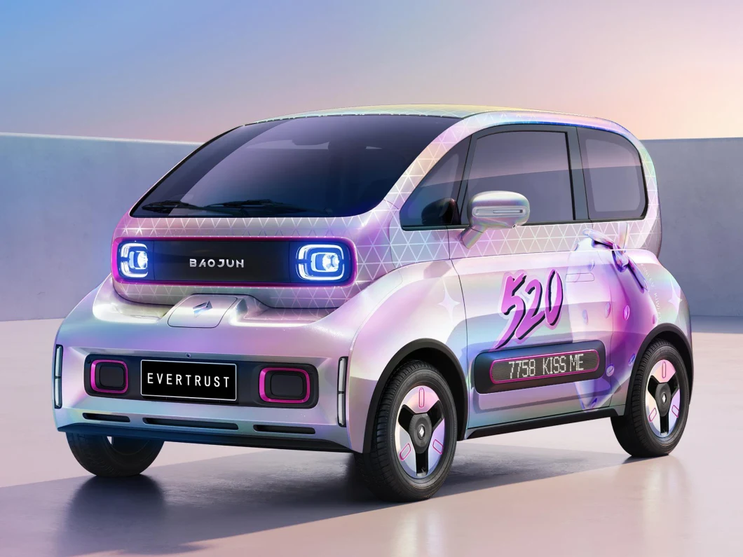 China Energy Saving Baojun Kiwi EV 2023 Ternary Lithium Electric Car Electric Vehicle Used Car Cheapest Car Left Hand EV Mini Electric Car