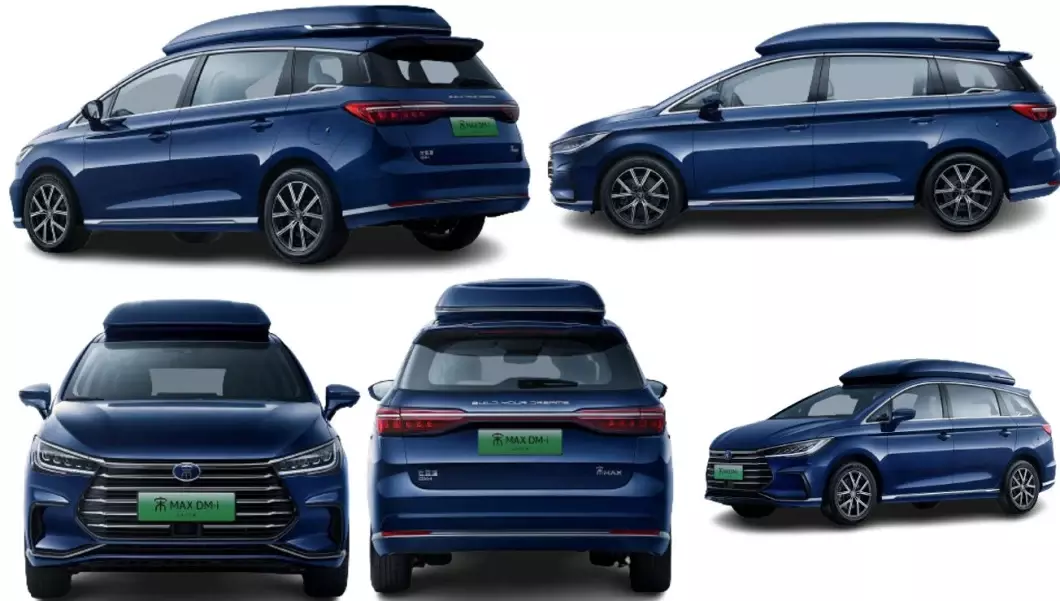 2022/2023 Byd Song Max MPV Electric Automobile EV Car 1090km Range Electric Vehicles High Speed Electric Car