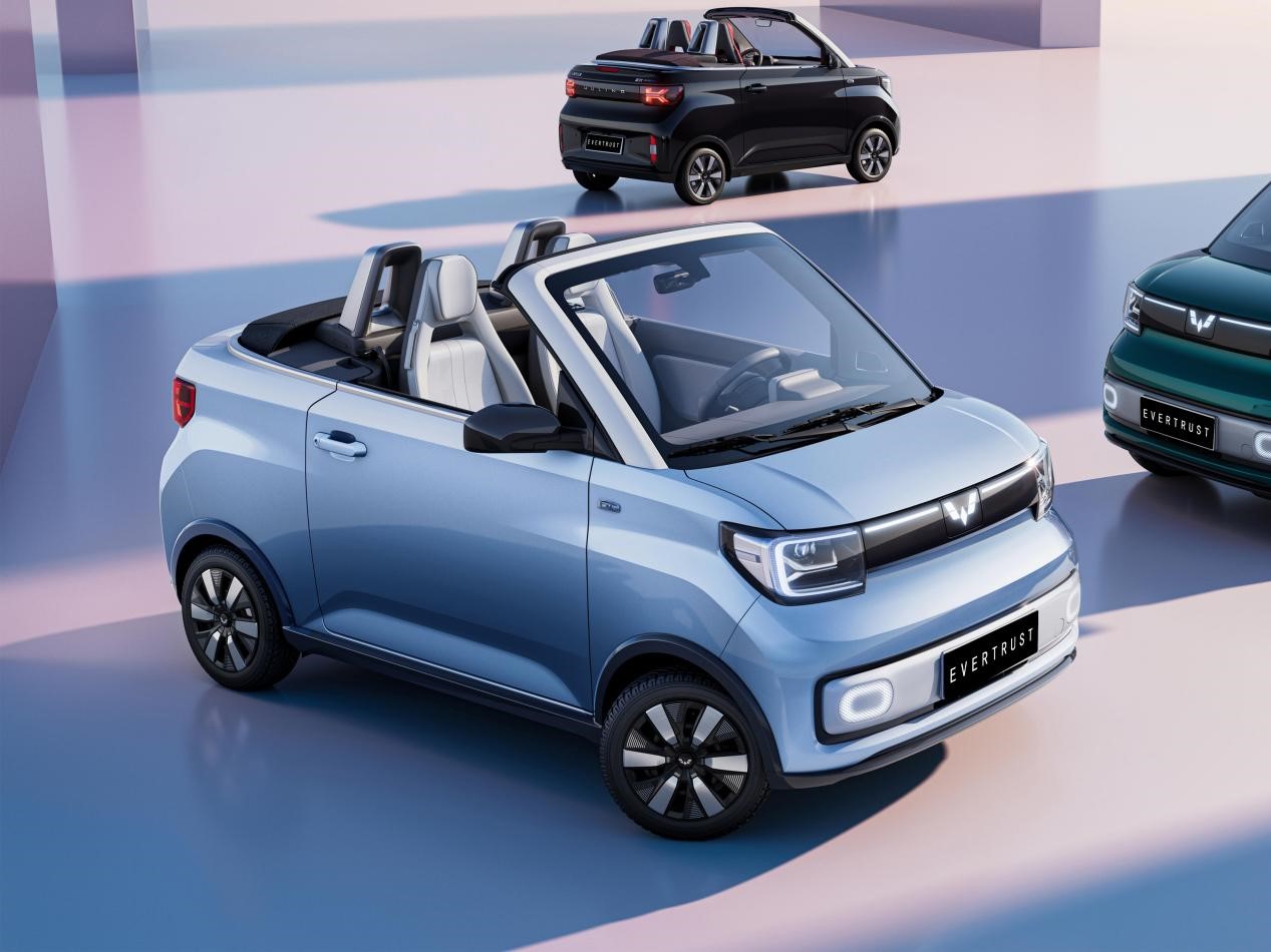 Wuling Hongguang Mini EV Car 300 KM Mini Electric Used Car