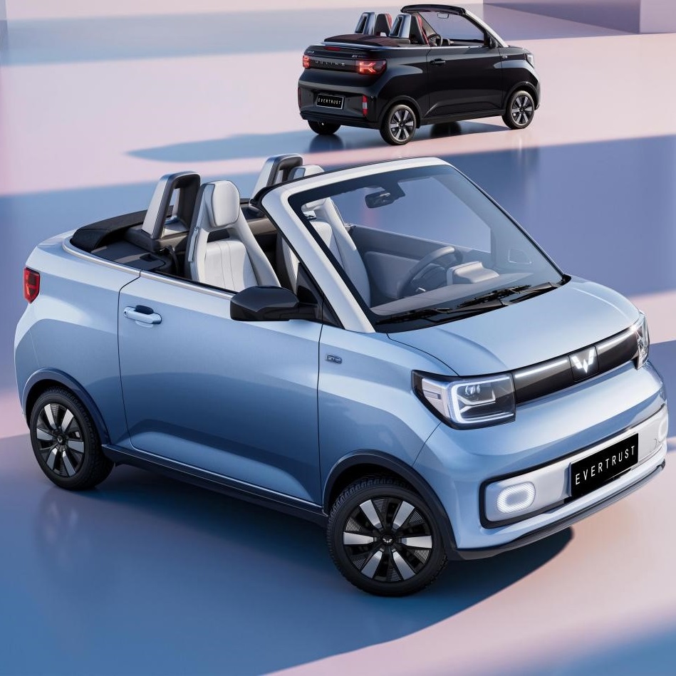 Wuling Hongguang Mini EV Car 300 KM Mini Electric Used Car