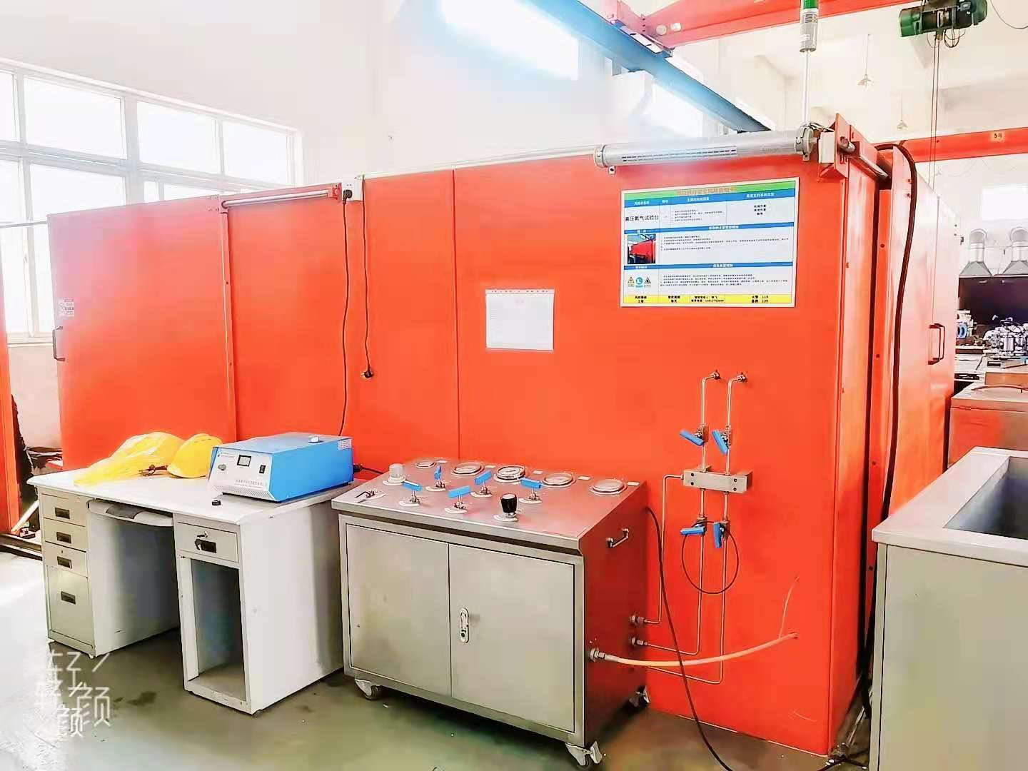 Испытание газом под высоким давлением