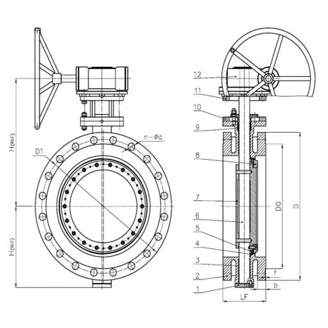 Double Offset Butterfly Valve