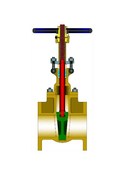 4 to 12 Inch Gate Valve (Rising Stem) Class 150 LB