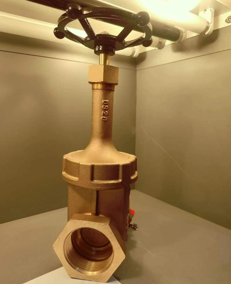 Class 150 LB Bronze Gate Valve Side View Class 150 LB Bronze Gate Valve Side View
