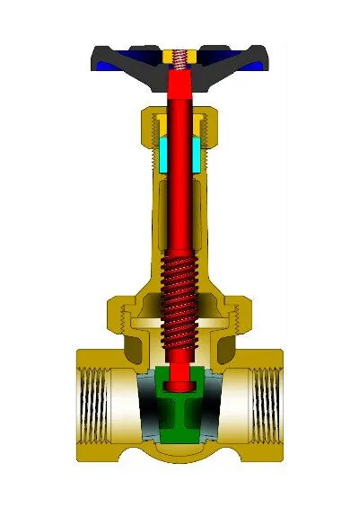 3/8 to 3 Inch Gate Valve (Rising Stem, Rolled-In Seat Rings) Class 200-300 LB (Union Bonnet)