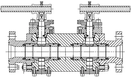 DBB Ball Valve Design Drawing