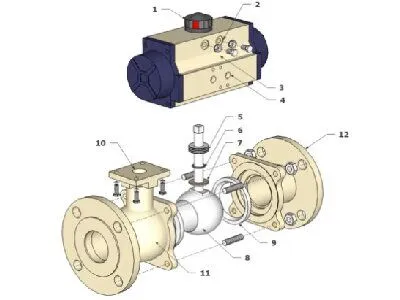 Pneumatic Actuators for Ball Valves: Single and Double-Acting