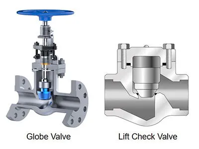 Lift Check Valves vs. Globe Valves: Structural and Application