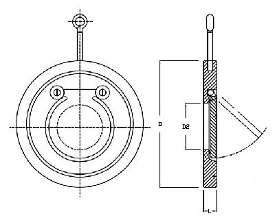 Wafer Type Check Valve Design Drawing