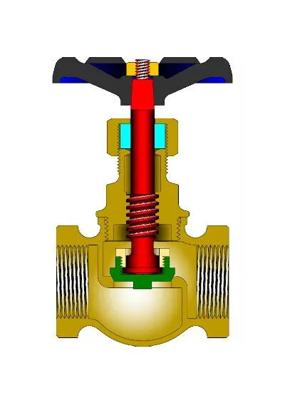 1/4 to 3 Inch Globe Valve Class 125 LB (Threaded Bonnet)