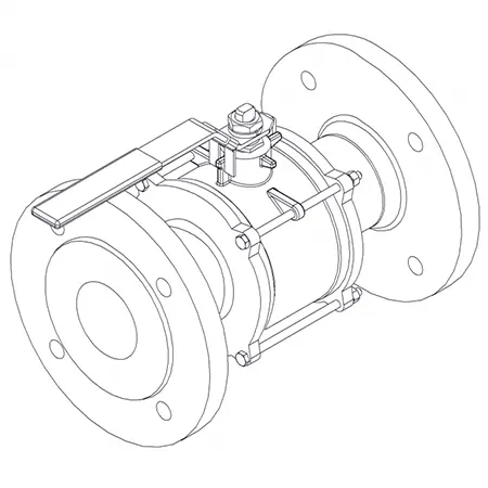 Ball Valve Design Drawing