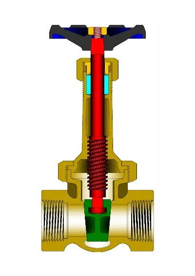 1/4 to 3 Inch Gate Valve (Rising Stem) Class 200-300 LB (Union Bonnet)