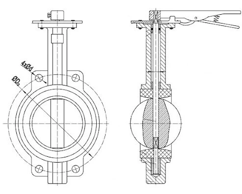 Wafer Butterfly Valve Design