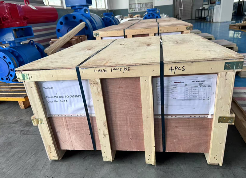 API 6A Valves Packaged for Export
