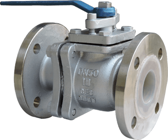 Fluorine-Lined Ball Valve
