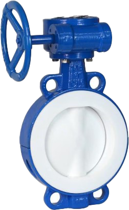 Fluorine-Lined Butterfly Valve