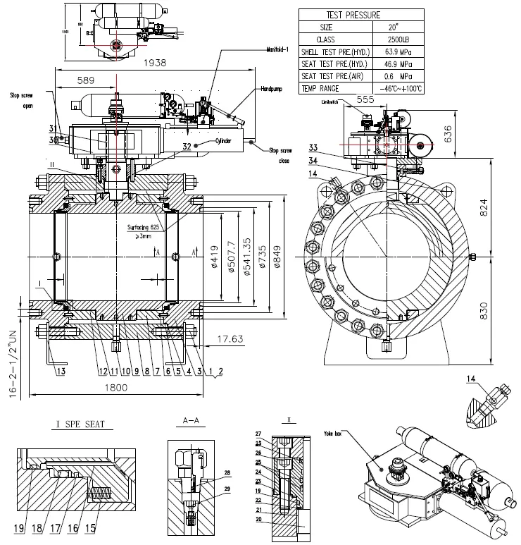 Design of Trunnion Ball Valve for FPSO