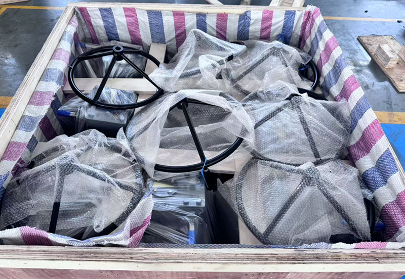 Studded Cross Packaged in Wooden Case