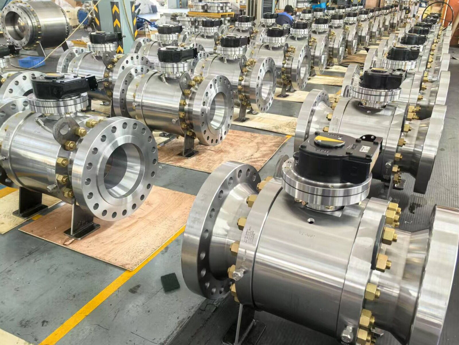 Trunnion Ball Valves Factory