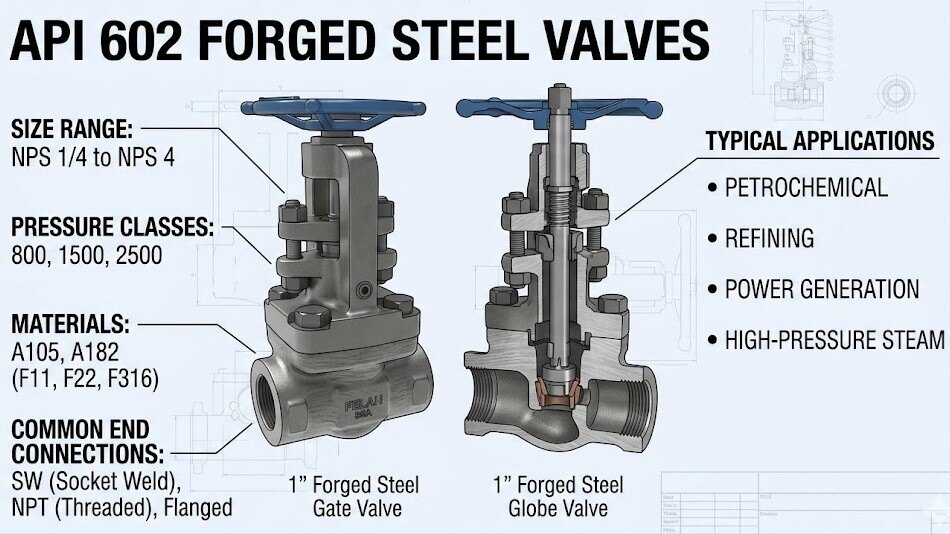API 602 Forged Valves