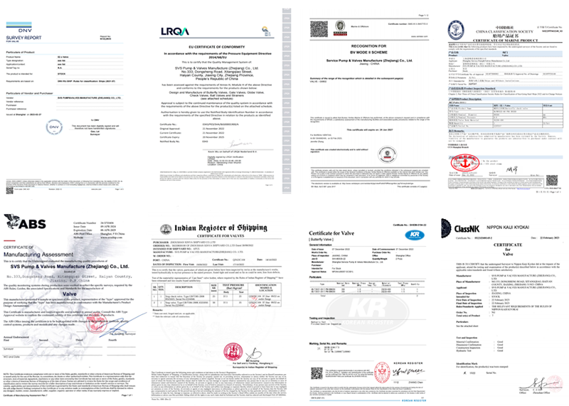 Certificaciones de válvulas marinas por parte de los miembros de IACS