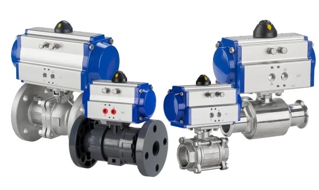 Пневматические шаровые краны