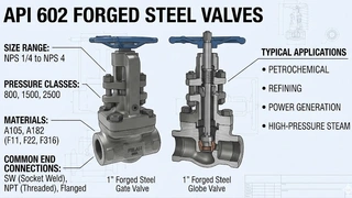Complete Guide to API 602 Forged Valves - China Manufacturers