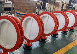 Fluorine-Lined Butterfly Valves