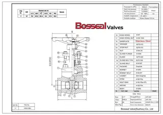 Trim 8 Forged Gate Valve Tech Drawing