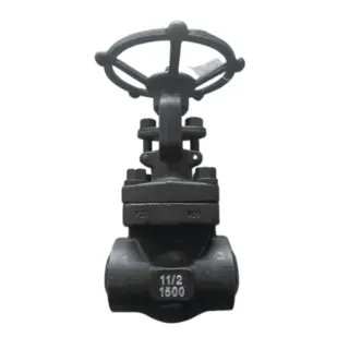 ASTM A182 F22 Gate Valve, API 602, 1-1/2 Inch, 1500 LB, BW