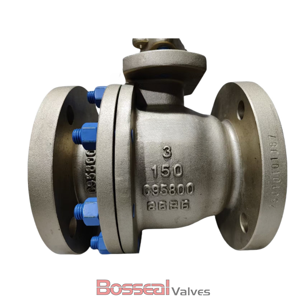 Al-Bronze Ball Valve, ASME B16.34, RPTFE Seat, 24 IN, 300 LB