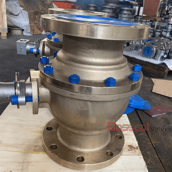 Aluminium Bronze Ball Valve, 48 IN, CL300, C63200 Trim, RF