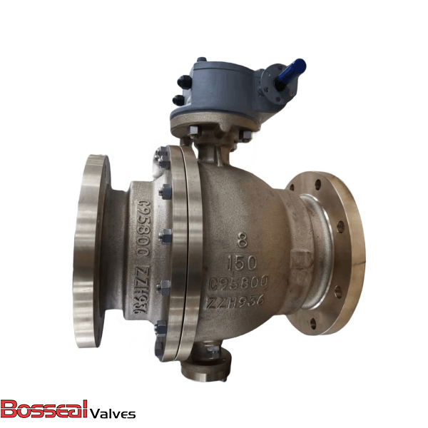 API 6D Bolted Bonnet Ball Valve, B148 C95800, 4 Inch, CL150