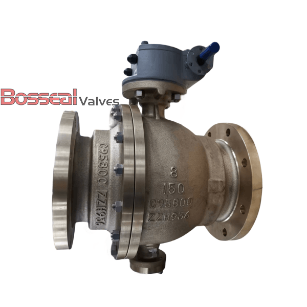 ASME B16.34 Reduced Bore Ball Valve, ASTM B148 C95800, 12 IN