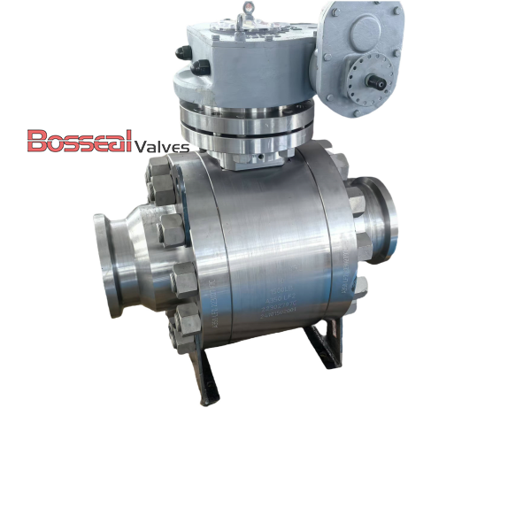 ASTM A694 F60 Ball Valve, 3-1/8 IN, Inconel Trim, Bolted Bonnet