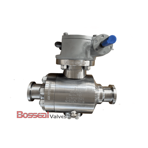 ASTM A694 F65 Ball Valve, API 6A, 9 Inches, 2000 PSI, RTJ